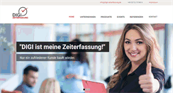 Desktop Screenshot of digi-zeiterfassung.de